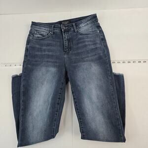 Judy Blue JB88425 Women’s Skinny Fit Distressed Jeans Size‎ 9/29 Dark Wash 6091